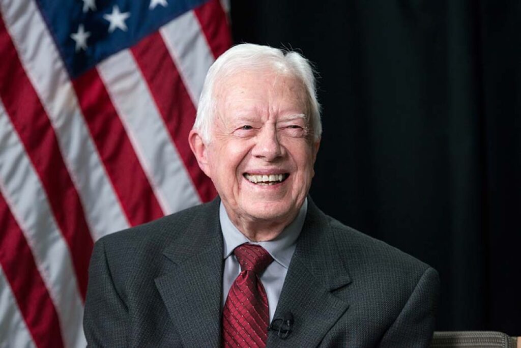 Former U.S. President Jimmy Carter in 2014. Photo/LBJ Library