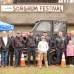 Members of the Blairsville Sorghum Festival Club and the Union County Fire Department got together recently to highlight what the club’s major donation paid for at the Fire Department. Photo by Brittany Holbrooks