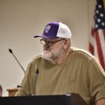 In his second monthly meeting as sole commissioner last week, Harold Collins continued to put his stamp on the Commissioner’s Office. Photo by Todd Forrest