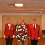 Local Marine Corps League members welcomed the community to their solemn commemoration of the 80th anniversary of the Battle of Iwo Jima on Feb. 17. Photo by Shelly Knight