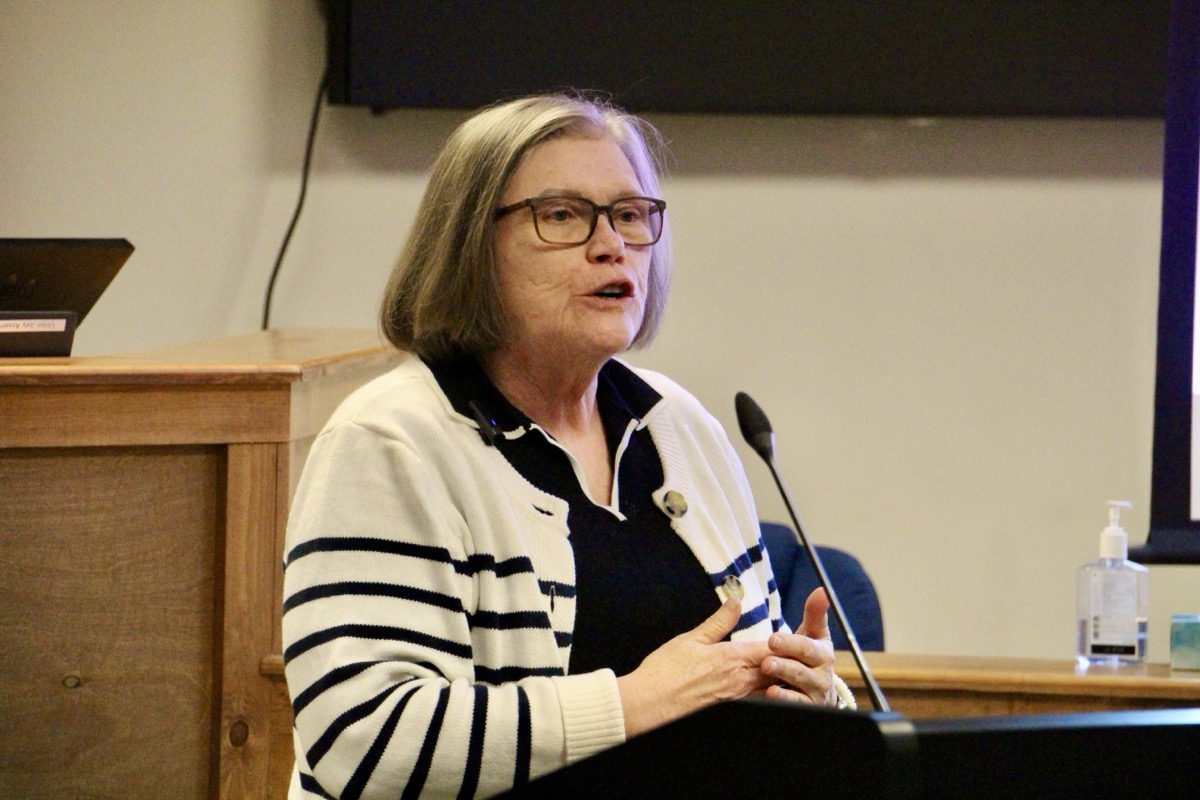 New County Finance Director Kay Wilcox is replacing Laura Driskell, who resigned in February. Wilcox served as interim director until Collins selected her among several candidates. Originally from Habersham, Wilcox is coming to county government with plenty of professional experience, including at Blairsville City Hall. Photo by Shawn Jarrard