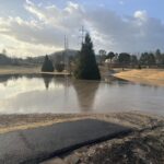 The Butternut Creek Golf Course experienced some flooding from the storm over the weekend. Photo/Facebook