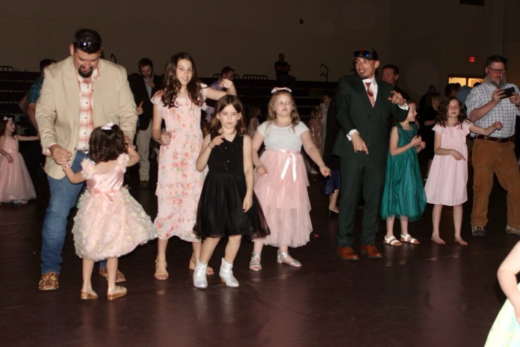 Fathers and daughters had a heartfelt blast at the annual Daddy Daughter Dance this month. Photo by Brittany Holbrooks