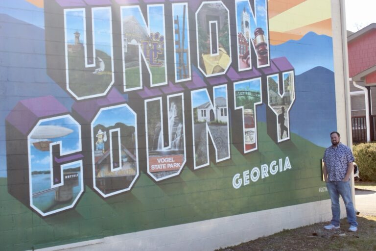 Not only is Blairsville’s own Jake Gooch of goochandfifty.com a local history buff, he’s also a preservationist with a business that gives to the Union County Historical Society. Photo by Brittany Holbrooks
