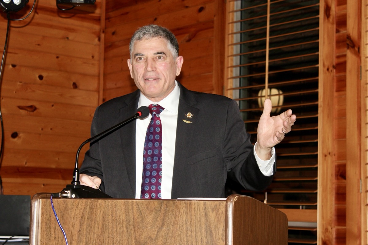 U.S. Rep. Andrew Clyde, a Seabee veteran, never misses a chance to attend the Navy Seabee Veterans of America Island X-3 All-Military Ball. Photo by Brittany Holbrooks