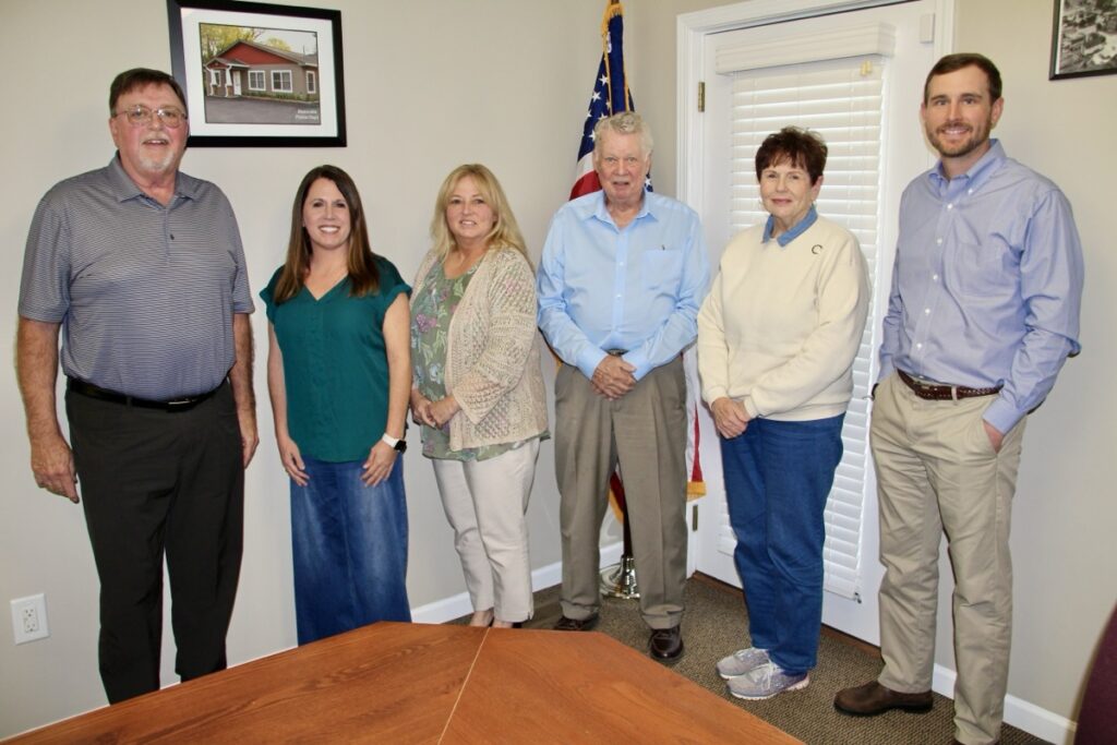 Blairsville Mayor Buddy Moore with Council Members Kayla Hemphill, Rhonda Mahan, Tony Dyer, Mary Ruth Cook and Brock Gordon on March 11. Photo by Shawn Jarrard