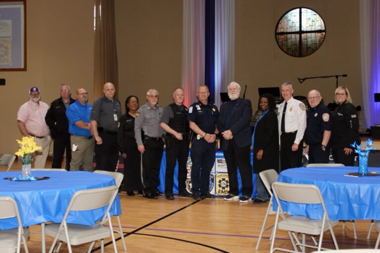 The Union County Georgia First Responders Organization officially unveiled the group’s noble mission and fundraising goals at First United Methodist last week. Photo by Brittany Holbrooks