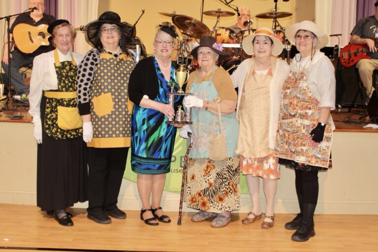 The Ladies of First United Methodist Church won two trophies at the 2025 Super Chef Showdown: People’s Choice and the Giver of Hope Award. Photo by Brittany Holbrooks