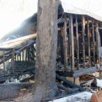 UCFD extinguished multiple fires at a property off Fairview Church Road on Feb. 26, including the vacant home pictured here. Photo by Shawn Jarrard