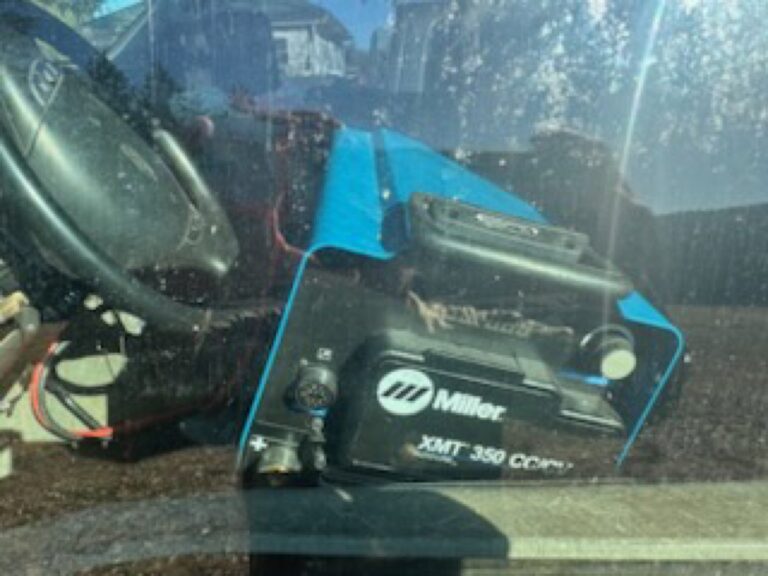 UCSO helped recover multiple items stolen from TVA last month, including this Miller welder valued at $6,245, pictured here as investigators discovered the stolen equipment sitting in plain view inside a truck.