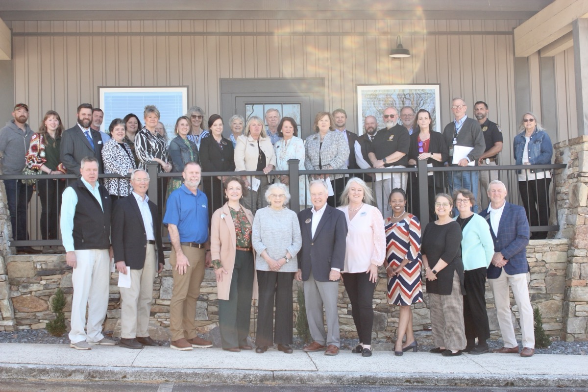 Area stakeholders celebrated the completion of renovations at the Shirley Miller Adult Education Center last week with a ribbon-cutting ceremony by the Blairsville-Union County Chamber of Commerce. Photo by Brittany Holbrooks