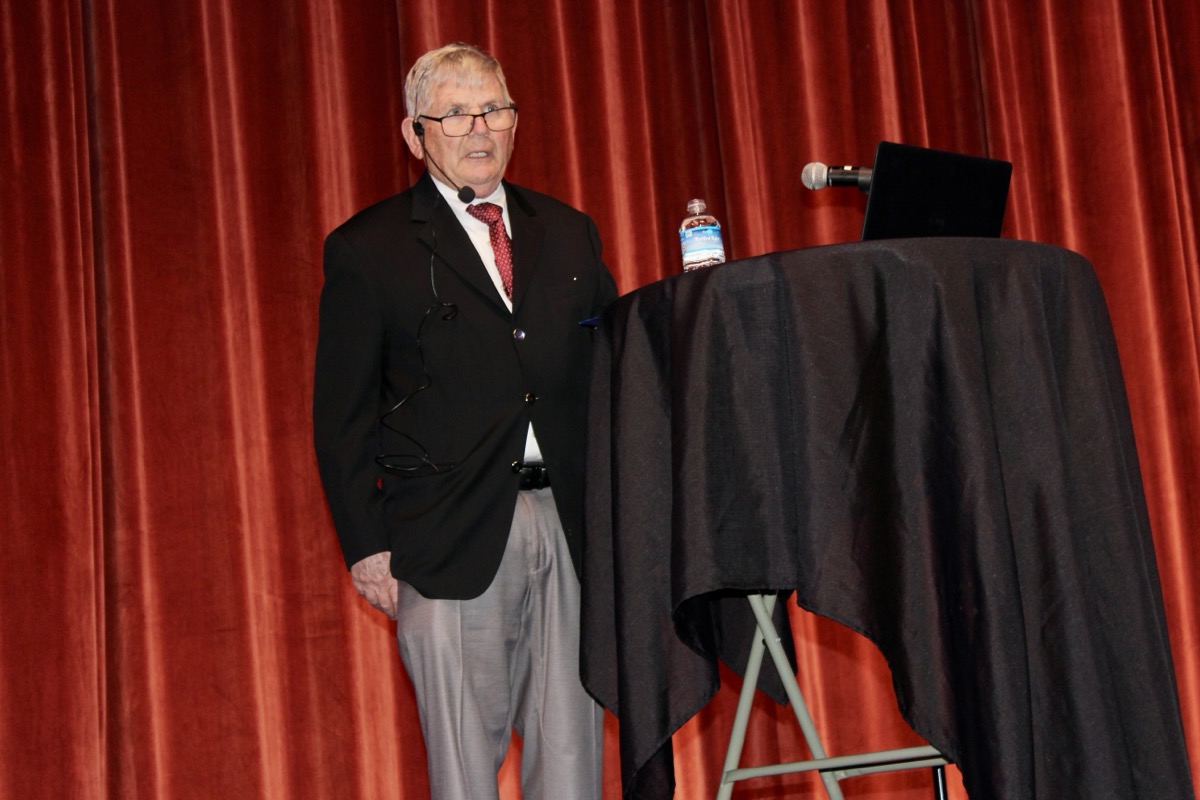 Retired physician Gerald Chotiner has been spearheading the Top of Georgia Speech Contest for several years in close coordination with professionals from Young Harris College. Photo by Brittany Holbrooks
