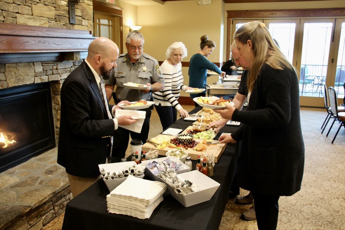 Dozens of guests attended the Legislative Wrap-Up hosted by the chamber last week, which included a delicious breakfast buffet by The View Grill. Photo by Shawn Jarrard
