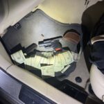 A loaded pistol and over $1,500 in counterfeit $20 bills were confiscated after a drug investigation that led to a vehicle chase this month.
