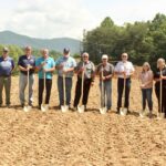 After years of planning, county officials are excited that the new E-911 Center has finally broken ground. Photo by Brittany Holbrooks.