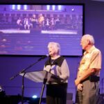 Pam Schroeder and Jim Yohe opened the local observance for the 2025 National Day of Prayer on May 1. Photo by Lowell Nicholson
