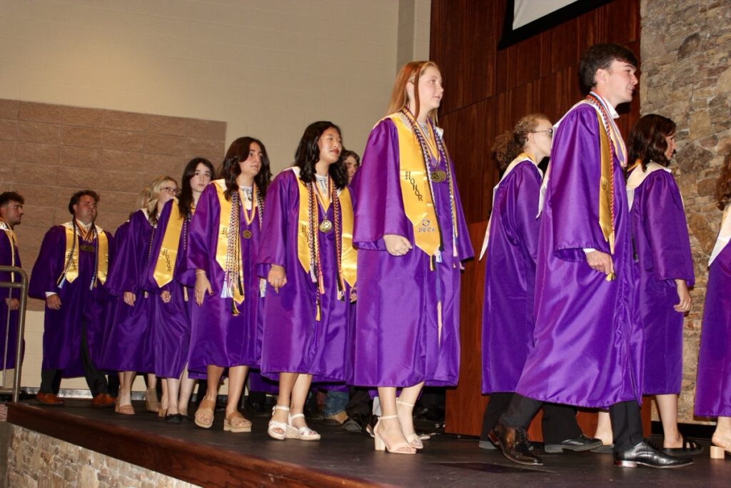 UCHS seniors – now graduates – were heaped with accolades in the May 19 Senior Honors Night event at the Fine Arts Center. Photo by Brittany Holbrooks