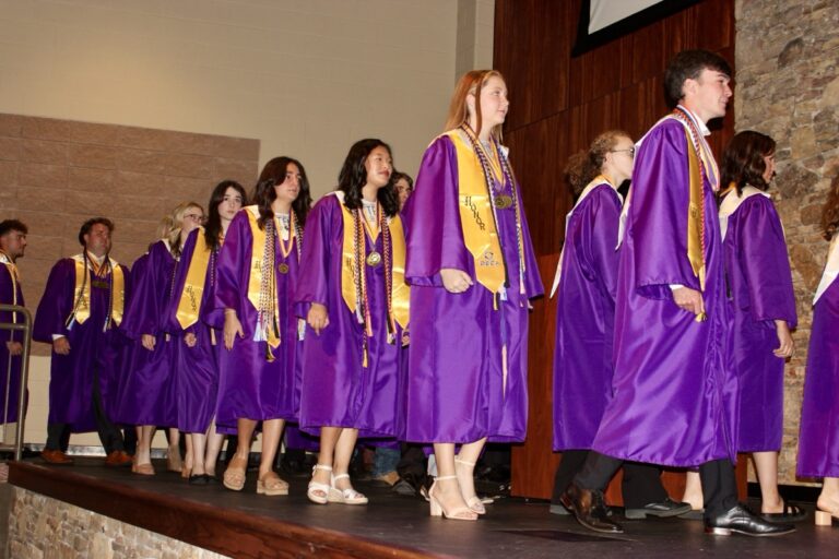 UCHS seniors – now graduates – were heaped with accolades in the May 19 Senior Honors Night event at the Fine Arts Center. Photo by Brittany Holbrooks