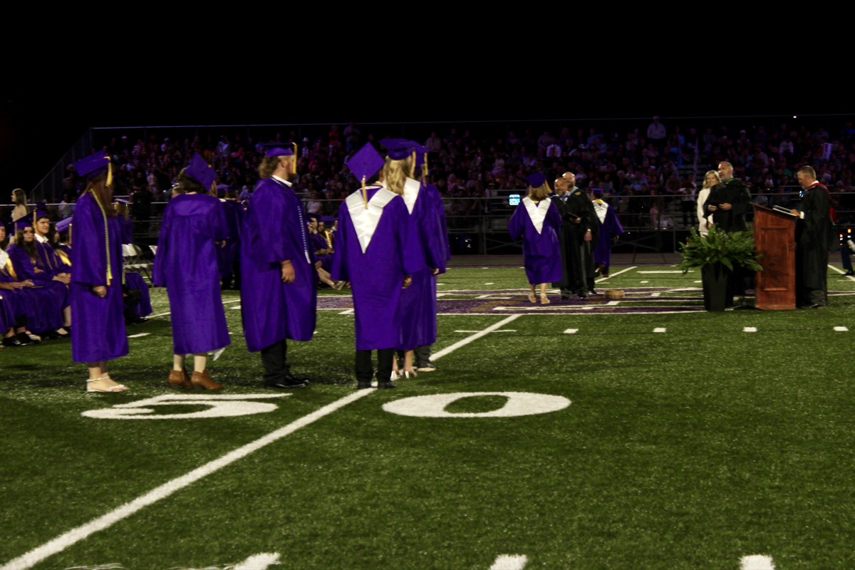 Graduation is a treasured moment in every student’s life, when years of hard work pay off with a huge sendoff via commencement exercises. Photo by Brittany Holbrooks
