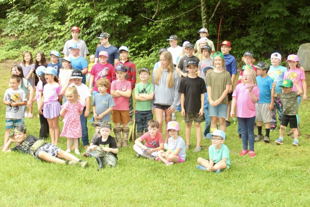 The Rec Department enjoyed a terrific turnout for its annual Kids Fishing Rodeo at the Reece Farm last month. Photo by Brittany Holbrooks