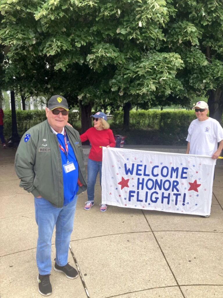 Lanny Reich appreciated the opportunity to participate as a Vietnam Veteran in the Honor Flight program this May.