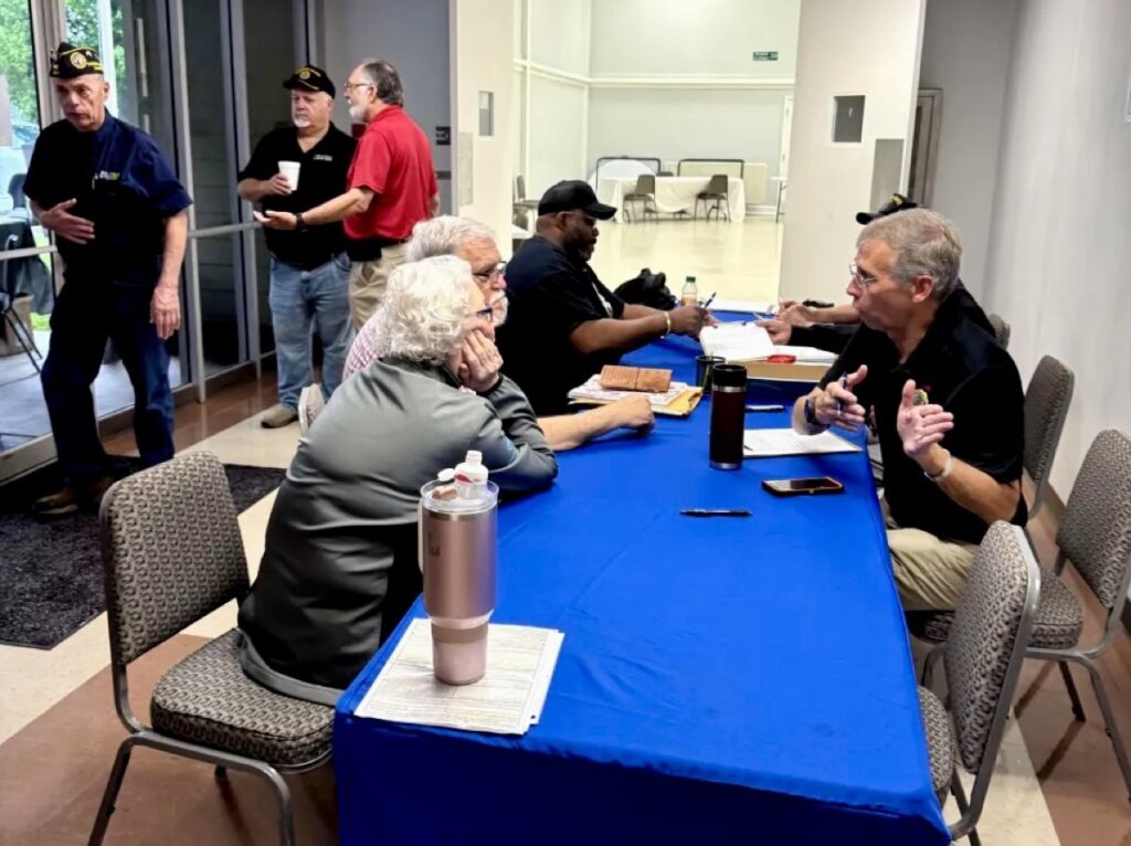 Dozens of area veterans attended the recent VA Claims Clinic organized by three American Legion posts from District 9.