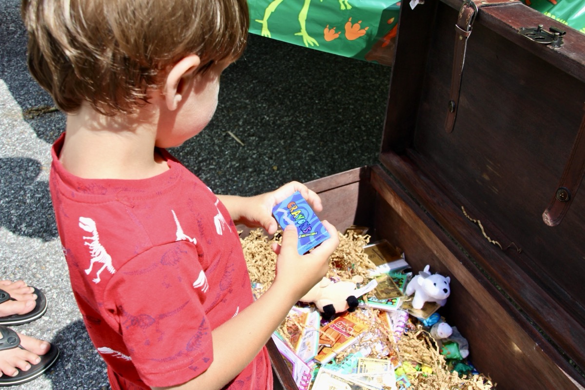 In addition to a bounce house, free snow cones and other activities, United Community made sure children received the opportunity to pick through a “treasure box” filled with goodies during Kids Day.