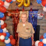 Veteran Roger Pilcher had a big party at the Union County Community Center last month to celebrate turning 90. Photo by Shelly Knight