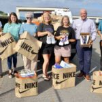 (L-R) School Social Worker Amy Rogers, Katie Mashburn of River City, Dawn Sharp of Family Connection, Becky Tracy of Family Connection, Katy Jones of Family Connection, Scott Nanney of River City and Jonathan Jones of River City. Photo by Shawn Jarrard