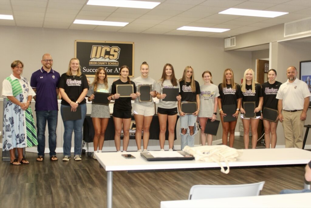 The Union County School System is very proud of its Track & Field athletes, who performed valiantly at state this past year. Photo by Brittany Holbrooks