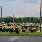 When it comes to views of the Meeks Park Fireworks, it’s hard to beat the local campus of North Georgia Tech, which graciously allows people to spectate across the highway from the park. Photo by Brittany Holbrooks