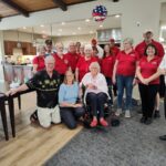 The American Legion Post 121 and Auxiliary had a blast wishing Flo Gerrard a Happy 100th Birthday on June 24, with family and friends. Photo by Shelly Knight