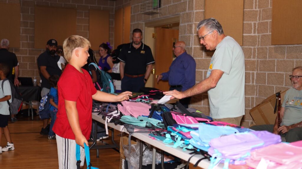 All Union County schoolchildren are eligible to register with the annual Backpack 2 School Bash to pick out a backpack and fill it with school supplies. Photo by Daysha Pandolph