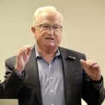 Consultant Phil Sutton of Rochester & Associates LLC discussed all things FLOST in the Aug. 21 county meeting, even sticking around through the end of the hour-plus meeting to be available for public Q&A. Photo by Shawn Jarrard