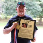 Johnny Thomas of Blairsville was inducted into the Georgia Racing Hall of Fame on Saturday, Aug. 2. Photo by Daysha Pandolph