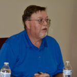Blairsville Mayor Robert “Buddy” Moore presides over all official meetings at City Hall. Photo by Brittany Holbrooks