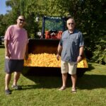 Police Chief Baxter and Sheriff Dyer exchange their usual uniforms for shorts during the annual Duck Derby, held this year on Saturday. Photo by Brittany Holbrooks