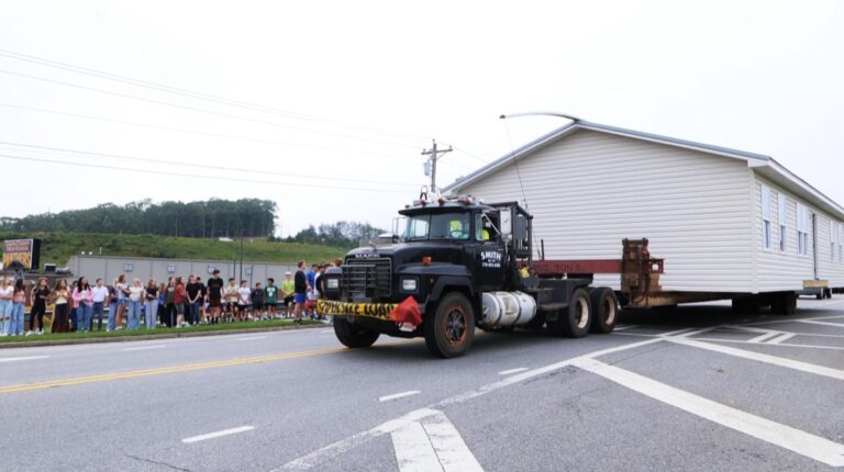 Habitat for Humanity and Union County High School have done it again, partnering to build an affordable home for another local family. Photo by Connor Smith