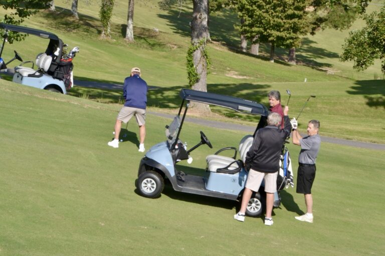 For another year running, American Legion Post 121 and Auxiliary hosted their highly successful Putting with Patriots Golf Tournament to support local veterans and youth education. Photo by Brittany Holbrooks