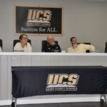 The Union County School Board is Janna Akins, Julia Barnett, Tony Hunter, Jason McCarter and Patrick White. Photo by Brittany Holbrooks