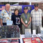 (L-R) Wings of Freedom Foundation CEO Trevor McIntyre, Member Don Ragan, Susan Crosby, Member Rod McIntyre, Greg Owen and Member Ken Campbell at the Tribute to Heroes event on Friday. Photo/Submitted
