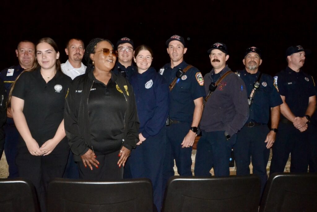 Union County First Responders received special recognition in the 9/11 Remembrance Ceremony at the Fine Arts Center last week. Photo by Brittany Holbrooks