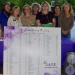 S.A.F.E. staff and volunteers at the annual Remember My Name ceremony last week. Photo by Brittany Holbrooks