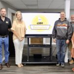 Union County School Board Members Jason McCarter, Janna Akins, Patrick White, Tony Hunter and Julia Barnett collectively make up a GSBA-certified Exemplary Board. Photo by Shawn Jarrard