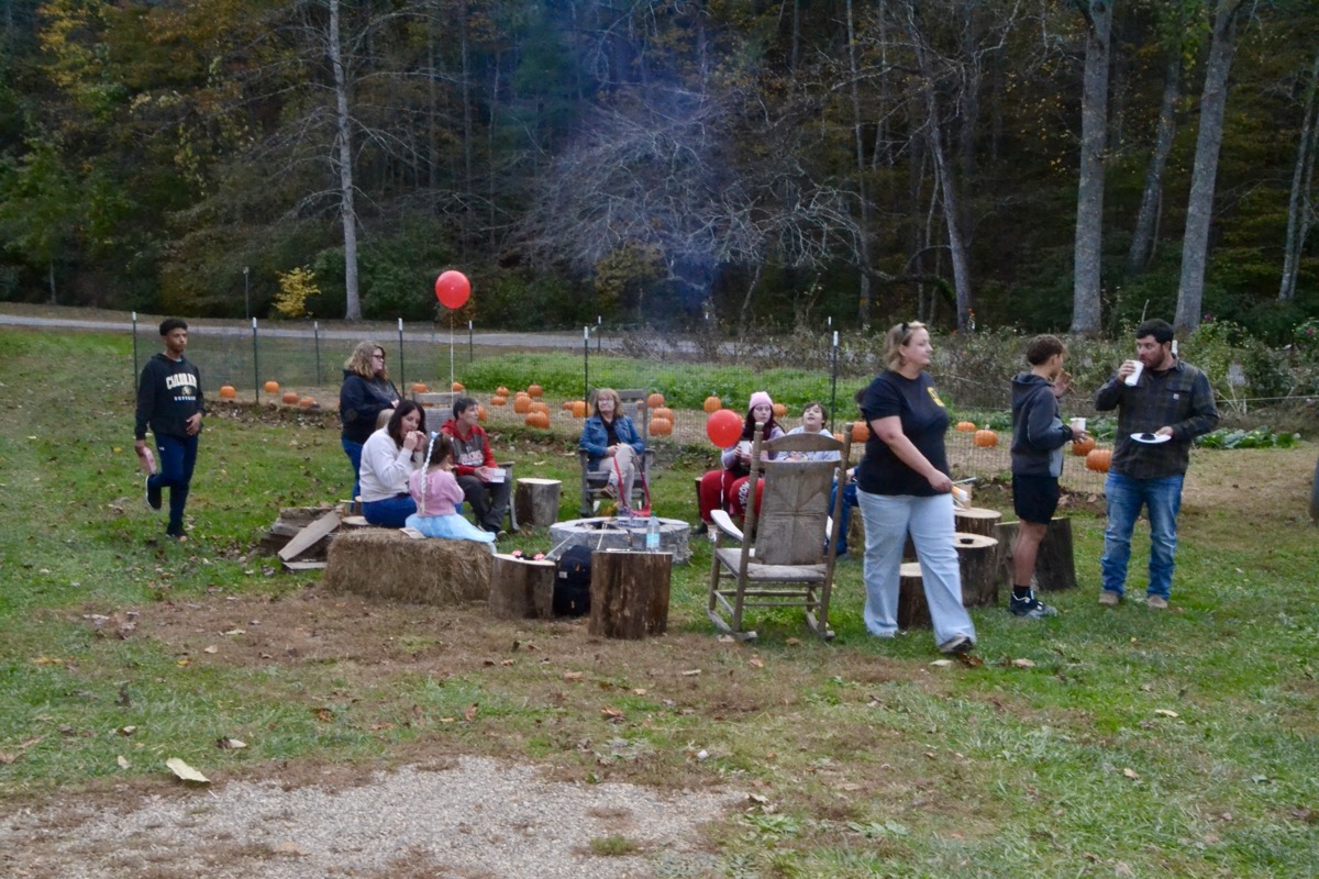 The Boo Barn featured a pumpkin patch and refreshments for guests brave enough to venture through its haunted landscape. Photo by Brittany Holbrooks