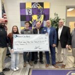 River City Bank was happy to meet with school officials and students last week to present a $30,000 donation benefitting the Union County College & Career Academy.