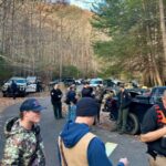 Since the first full day of the search on Nov. 13, public safety personnel have been staging up every morning for a full day of looking for Charles Hosch on the Byron Herbert Reece Trail.