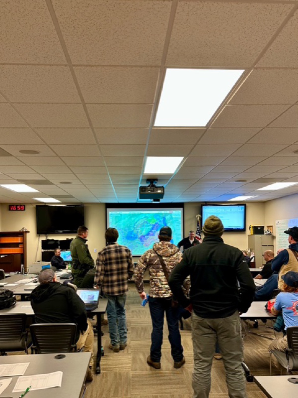 The Emergency Operations Center at Fire Station No. 1 has been open since Wednesday, Nov. 12, upwards of 17 hours a day to try and find Hosch.