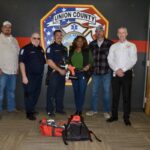 Vulcan Materials Company has done it again – donated money to purchase equipment for the Union County Fire Department. Photo by Brittany Holbrooks