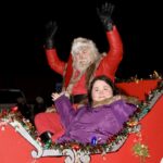 Santa and Mrs. Claus rounded out an impressively long 2025 Christmas Parade by the Union County Historical Society. It took about an hour for the entire procession to finish up around the square. Photo by Shawn Jarrard